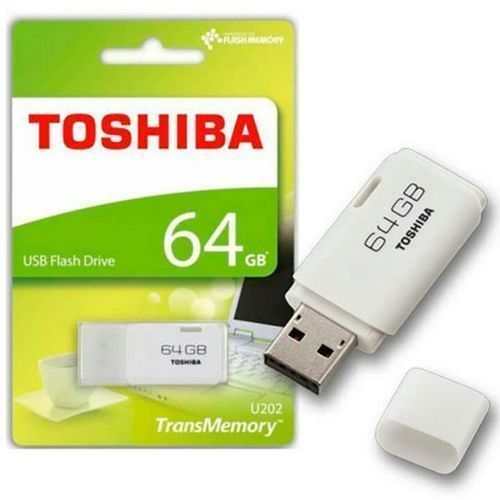 Toshiba 64GB High Speed Flash Disk Drive - White