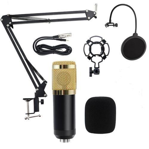1 Set BM800 Condenser Microphone Practical AdjustableBlack
