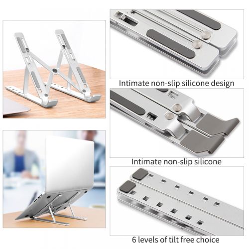 Aluminum Laptop Stand-Silver