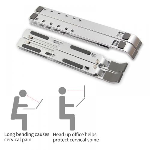Aluminum Laptop Stand-Silver