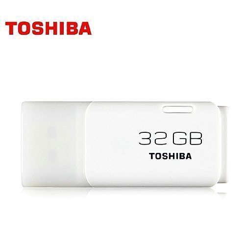 Toshiba USB 32GB Flash Disk Drive, TransMemory High Speed Pen Drive - White