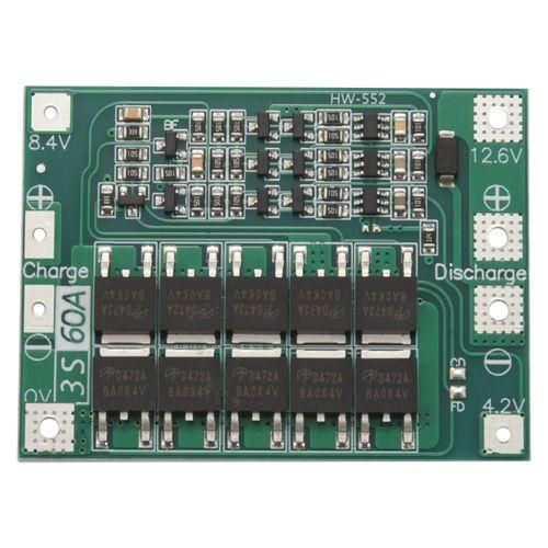 3S 60A Bms Board 11.1V 12.6V 18650 LiIon