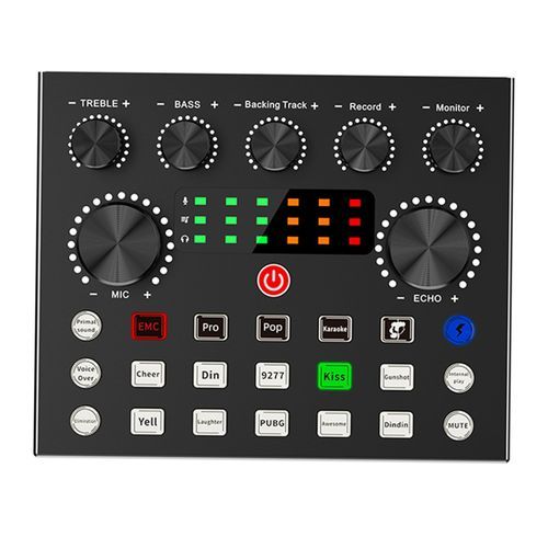V8S Wireless Sound Card High Fidelity Sensitive-Black