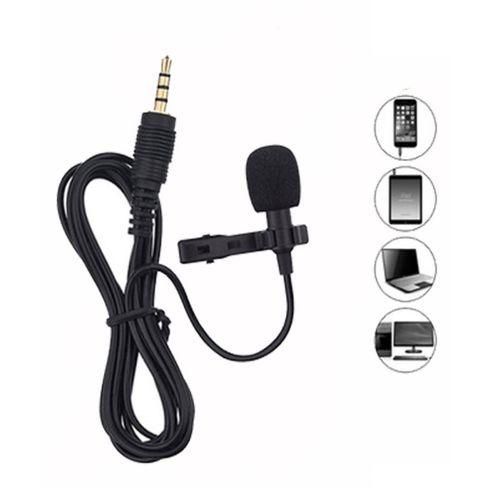 3.5mm Portable Mini Clip Lapel Lavalier Microphone Audio