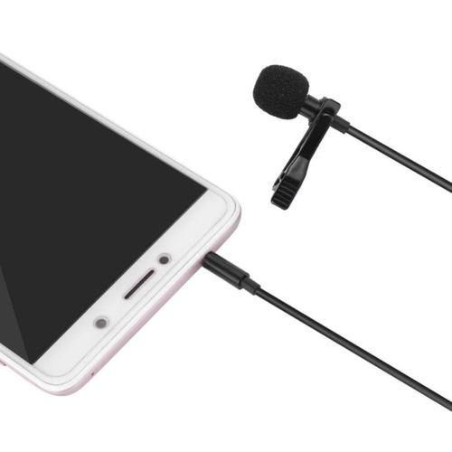 3.5mm Portable Mini Clip Lapel Lavalier Microphone Audio