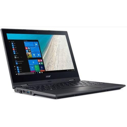 Acer Travelmate  11.6 Inch Laptop 4GB RAM 128GB SSD, Intel (Refurbished) - Black