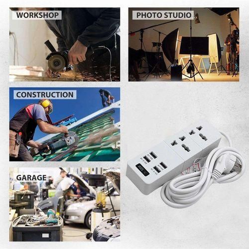 Power Strip Surge Protector with 4 USB and 2 Outlets Ports