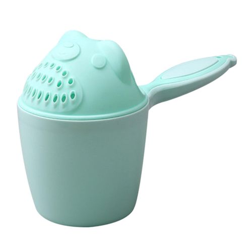 Baby Kids Cartoon Bathing Cup Shower Shampoo Bailer Water Spoon Bath Wash Cups,Green NO5111