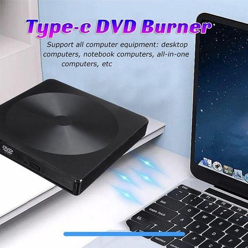 CD Drive 3.0 Type-C Multi-functional External DVD Drive USB 3.0 Portable DVD Player DVD Burner High-Speed Data Transmission Strong Compatibility Lightweight Design Efficient Reading and Writing Speed