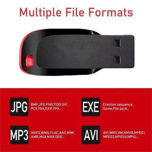 128G USB Flash Drive Small And Convenient  Pen Drive  Red