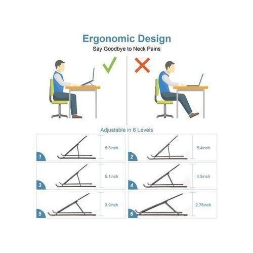 Metal Foldable Adjustable Stand For Laptop