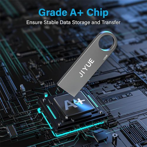JIYUE Flash Drive 3.0 256GB Metal OTG Micro USB Type-C
