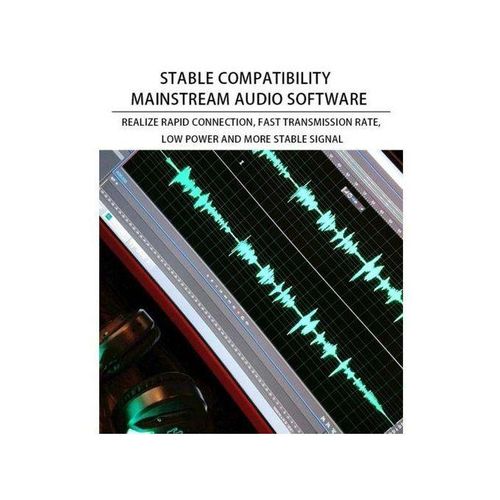 Q-12 Sound Card Audio Mixer Sound Board Console Desk System Interface 4 Channel 48V Power Stereo Computer Sound Card