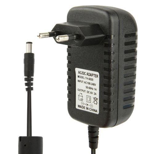 High Quality EU Plug AC 100240V To DC 6V 2A Power Adapter