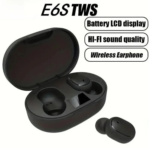 TWS E6s Bluetooth earphones wireless Bluetooth headset Noise Cancelling Headsets with microphone headphones for Xiaomi Redmi