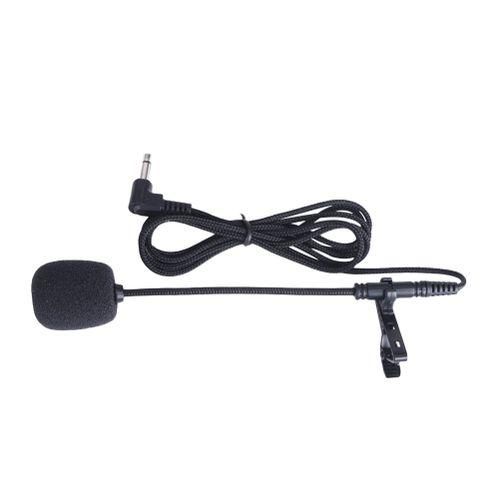 Clip On Lapel Microphone Handsfree Wired Capacitive Mini