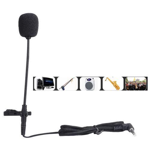 Clip On Lapel Microphone Handsfree Wired Capacitive Mini