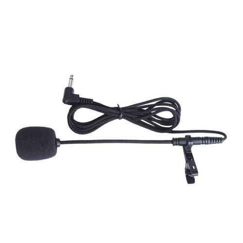 Clip On Lapel Microphone Handsfree Wired Capacitive Mini
