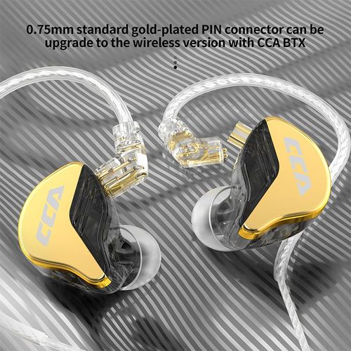 CCA CRA  Hanging In Ear Wired HiFi Headset Monitor Headphones Noice Cancelling Sport Gamer Earbuds Earphones KZ EDX Pro NRA EDS