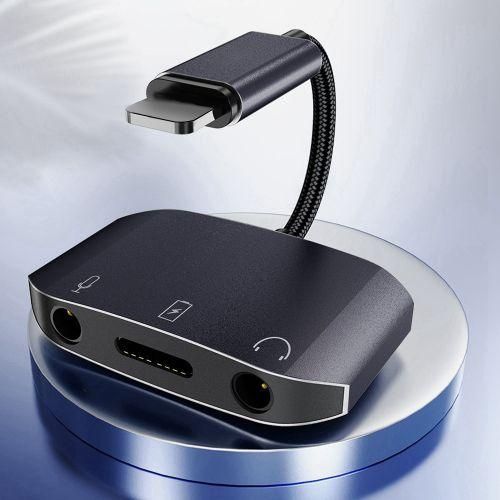 3In1 For IPhone Converter 3.5mm Microphone