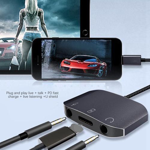 3In1 For IPhone Converter 3.5mm Microphone