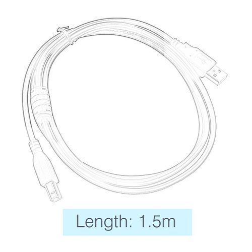 2.0 Usb Printer Cable -  Black