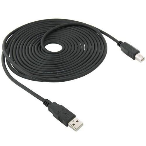 USB 2.0 Printer Extension AM To BM Cable, Length: 3m