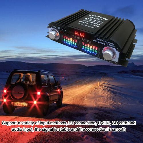 Car BT5.0 Audio  Amplifier 4 Channel Home Theater Stereo