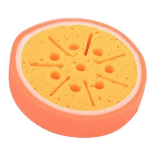 Cartoon Fruit Children Bath Cleaning Sponge Dishwashing Sponge Orange