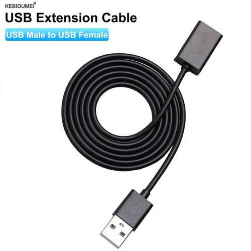 USB Extension Cable USB 2.0 Male to USB Female USB Charging Cable USB to Extender Data Transmission Cord Cable for Smart TV PS4