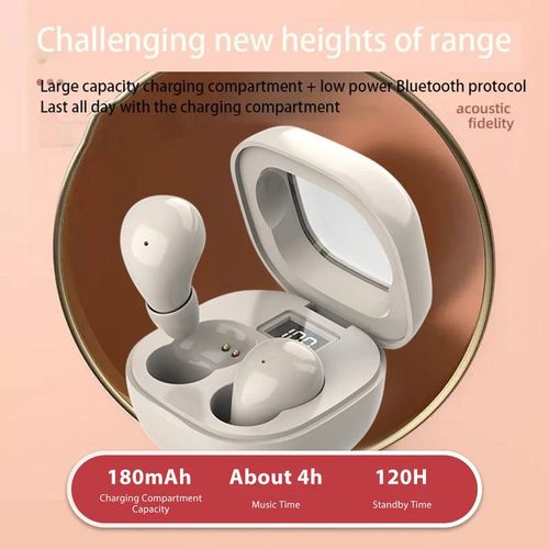 Mini Invisible Bluetooth Headphones 5.3 Earphones Wireless Heasets Stereo Noise Reduction For iphone Xiaomi
