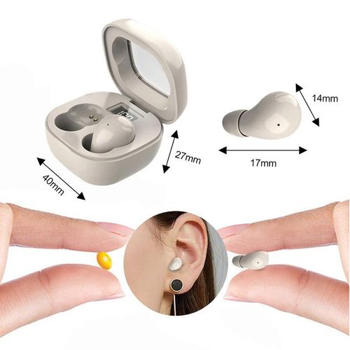 Mini Invisible Bluetooth Headphones 5.3 Earphones Wireless Heasets Stereo Noise Reduction For iphone Xiaomi
