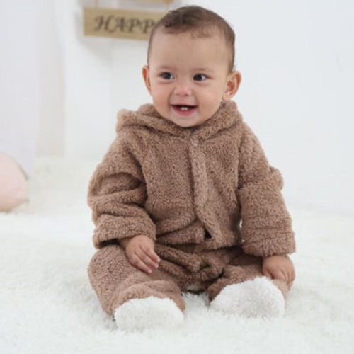 Newborn Hooded Romper Jumpsuit Comfortable to Wear with Cute Animal Design for Birthday Gifts New Year's Gifts