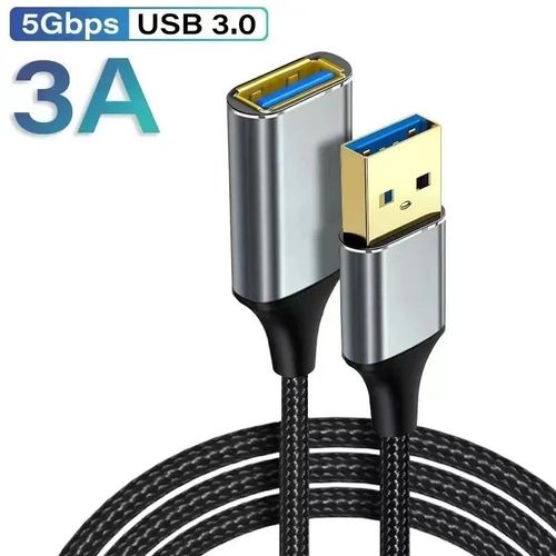 Male And Female Usb Extension Cable Usb 3.0 Mobile Charging Cable Suitable For Smart s, Tvs, Ps4, And Usb Extension Cables