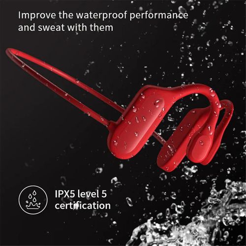 Wireless Bone Conduction Bluetooth Headphones 5.2 Earphones 360 Bend Arbitrarily Noise Reduction Headset Ear Hook