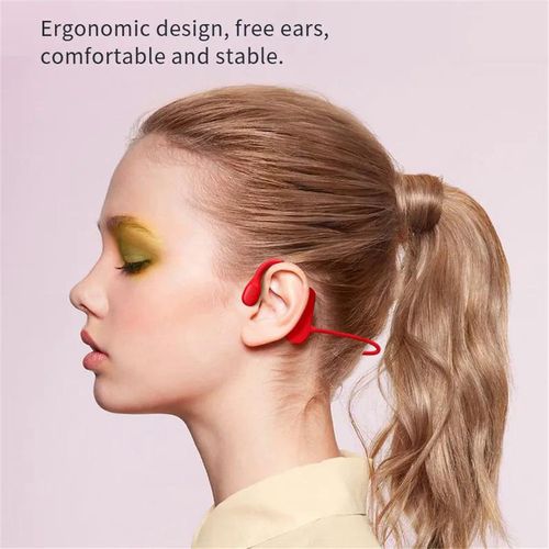 Wireless Bone Conduction Bluetooth Headphones 5.2 Earphones 360 Bend Arbitrarily Noise Reduction Headset Ear Hook