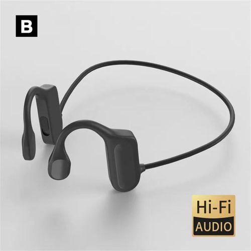 Wireless Bone Conduction Bluetooth Headphones 5.2 Earphones 360 Bend Arbitrarily Noise Reduction Headset Ear Hook