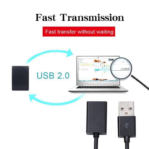 USB Extension Cable USB 2.0 Extension Cable Men To Women Data Sync Cable Suitable Data Dord for PC TV USB Mobile Hard Disk