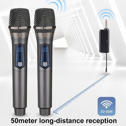 2 s wireless microphone UHF professional mic micphone for party karaoke professional Church show meeting