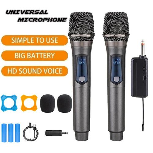 2 s wireless microphone UHF professional mic micphone for party karaoke professional Church show meeting