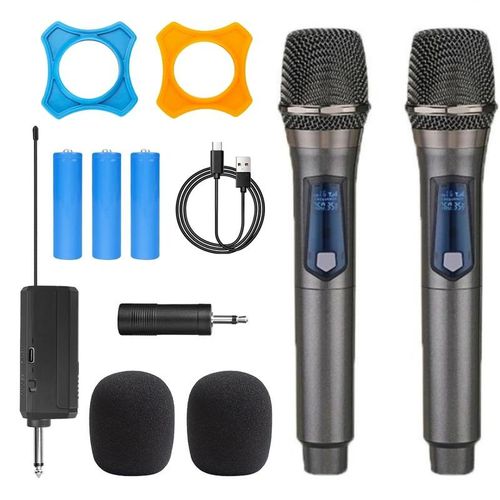 2 s wireless microphone UHF professional mic micphone for party karaoke professional Church show meeting