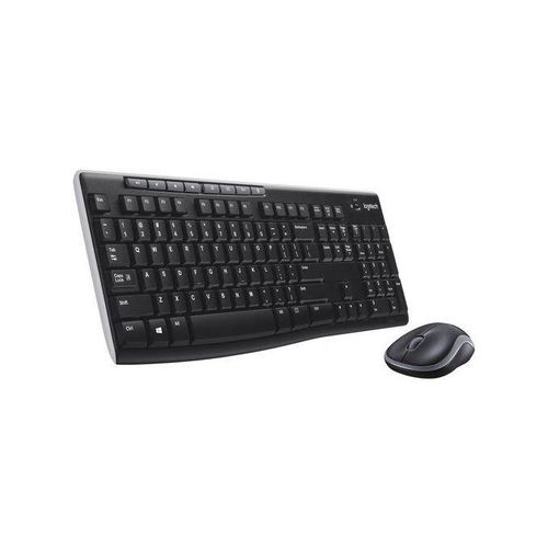 Logitech MK270 2.4GHz Wireless Keyboard + Mouse Set(Black)