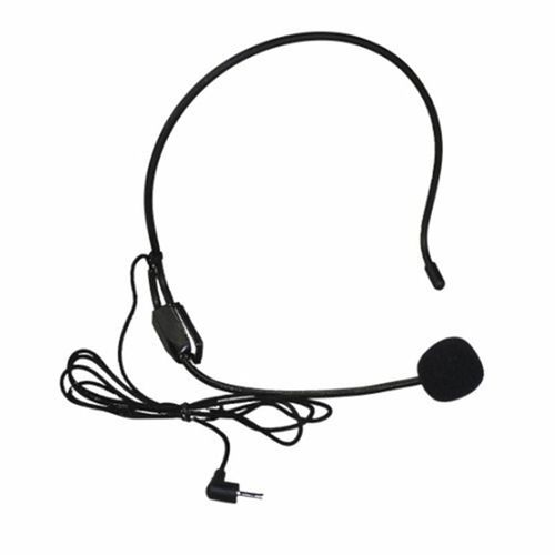 Upgraded Wired Microphone Headset 3.5mm Tour Guides Headset Microphone Amplifier for Teachers Coaches,Default NO5308