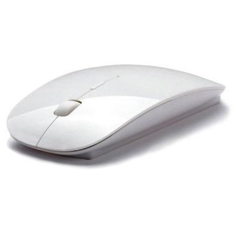 Wireless With USB Receiver  Mouse - White