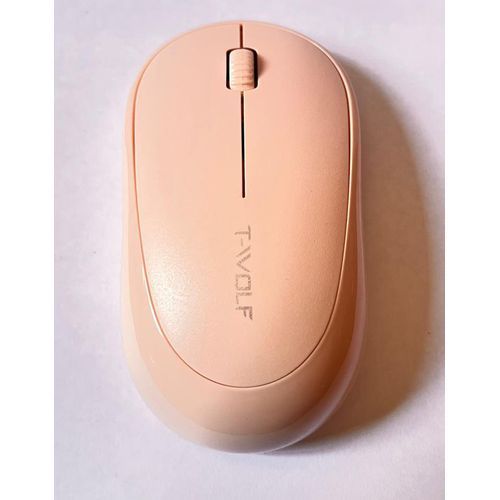 2.4GHz Wireless Mouse USB Receiver - Pink