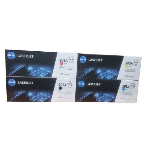 Del.uk LaserJet Toner 203A, Black, Cyan, Magenta, Yellow