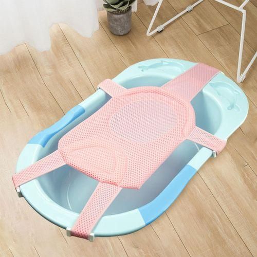 Non Slip Bath Seat Support Bathing Accessories Mat Cushion Light Pink
