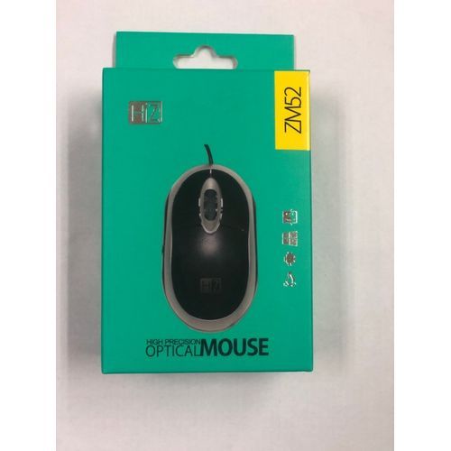 Hz Wired Optical Mouse-Black