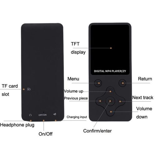 T68 HD Video MP4 Player Cross Key