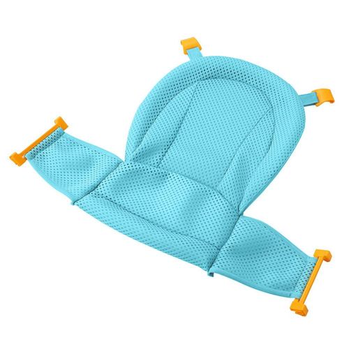 Baby Bath Mesh Seat Support Hammock Bathing Bathtub Infant Care Shower Adjustable Sling Net,Blue NO5112